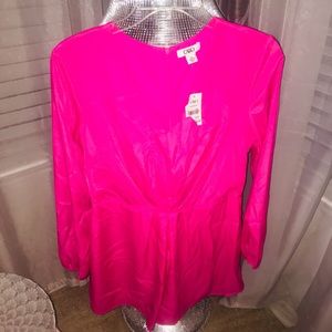 Hot pink Romper